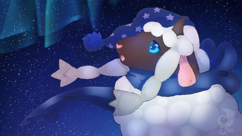 Wooloo Icon - PHOTOSHOP + Simple Shaded | Character belongs to prayfortheworld / Wooloo#0127 on Transformice